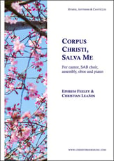 Corpus Christi, Salva Me SAB choral sheet music cover